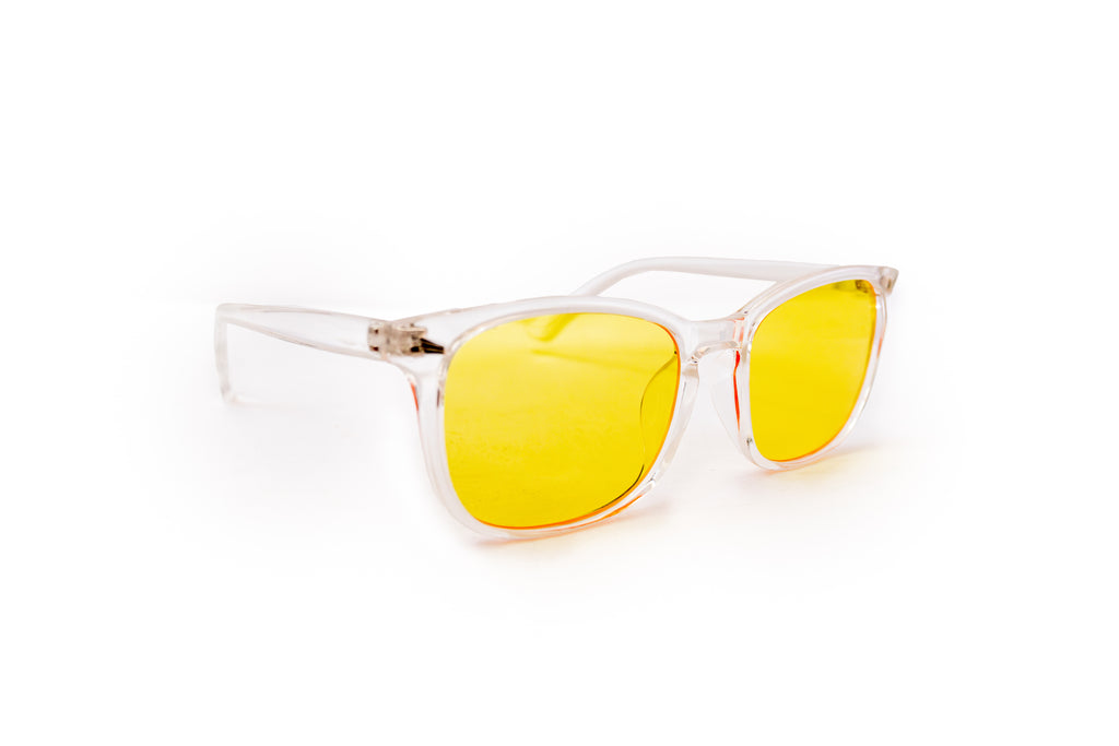 Lentes amarillos modelo Logos